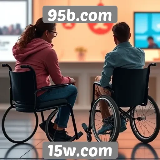 Acessibilidade e design do 95b.com