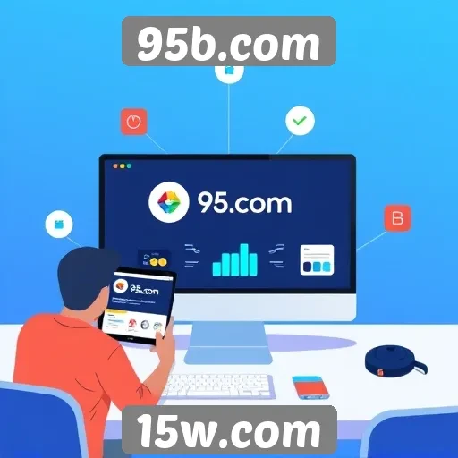 Evolução das funcionalidades do 95b.com